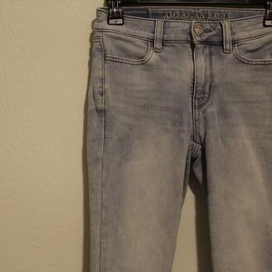 american eagle / jeggings / light wash